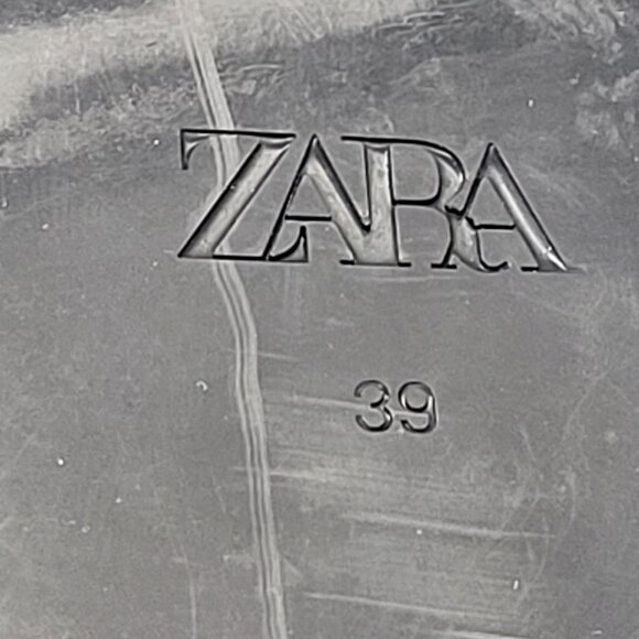 ZARA Snake Print Slingback Flats - Picture 6 of 11